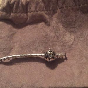 Pandora snowflake charm